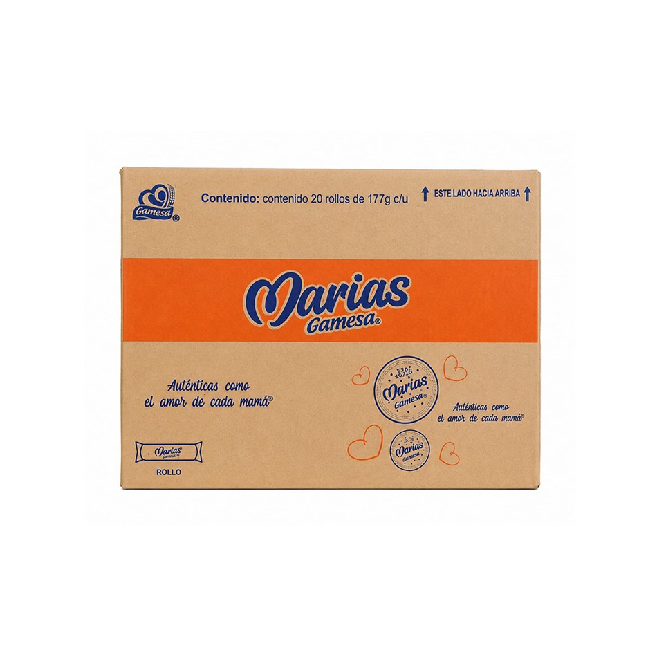 Producto - GALLETA MARIAS 20 ROLLOS 177 GR