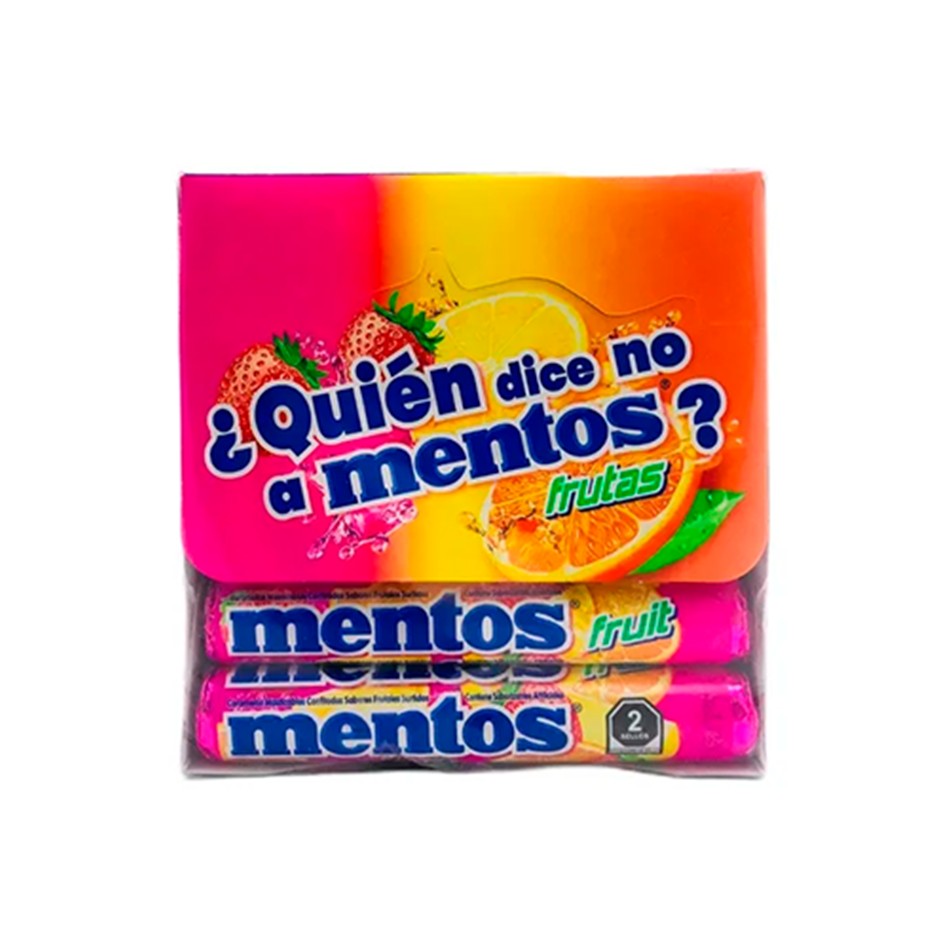 Producto - MENTOS FRUTAS 12 PZS