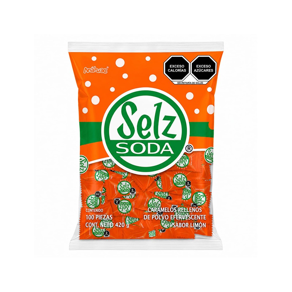 CARAMELO SELZ SODA 100 PZS