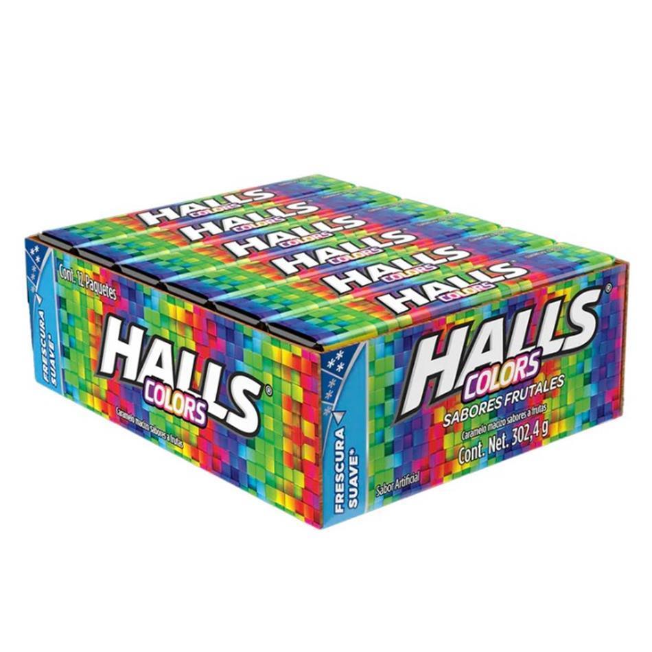 Producto - PASTILLA HALLS COLORS 12 PZS