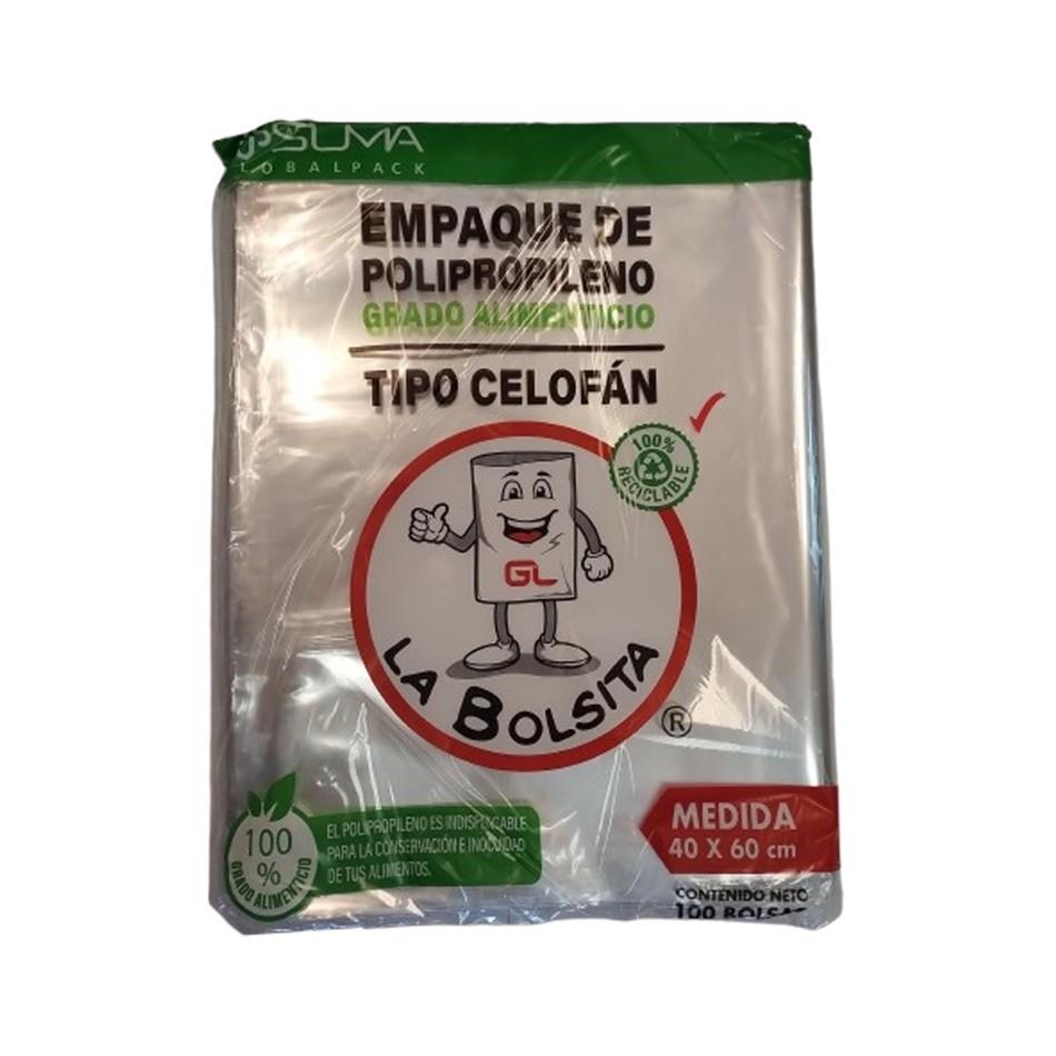 Producto - BOLSA DE CELOFAN BOLSIPACK 40X60 100 PZS