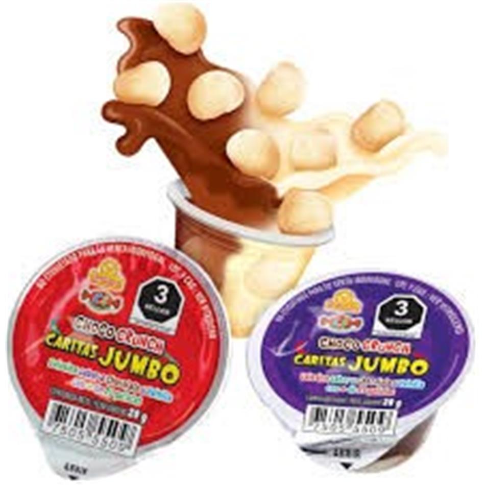 Producto - CHOCOLATE CRUNCH CARITAS JUMBO 25 PZS