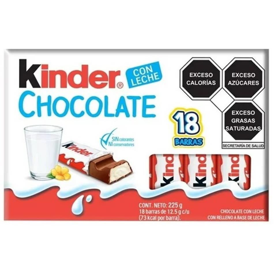 Producto - CHOCOLATE KINDER NUEVO 18 PZS.