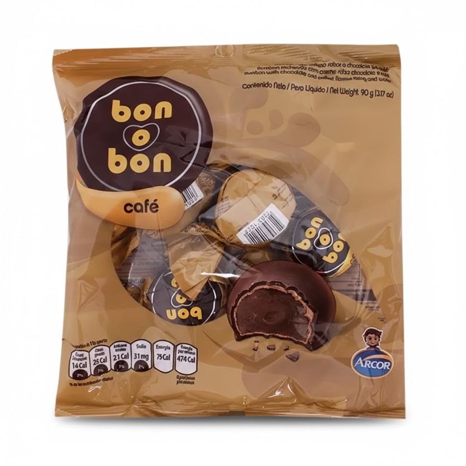 Producto - CHOCOLATE BON O BON CAFE 6 PZS