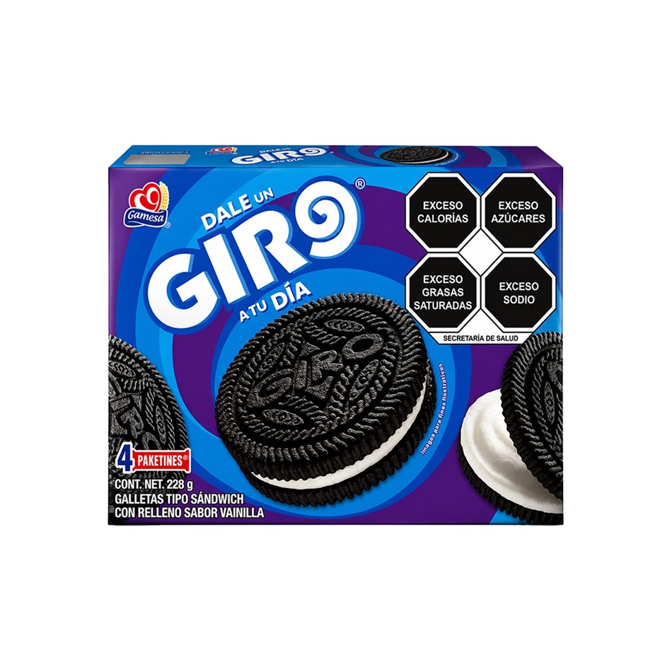 Producto - GALLETA GIRO 228 GR