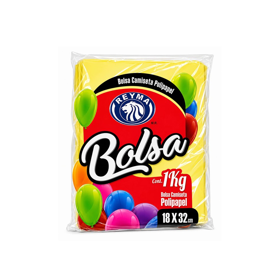 BOLSA ASA POLIPAPEL 18X32 MINI COLOR